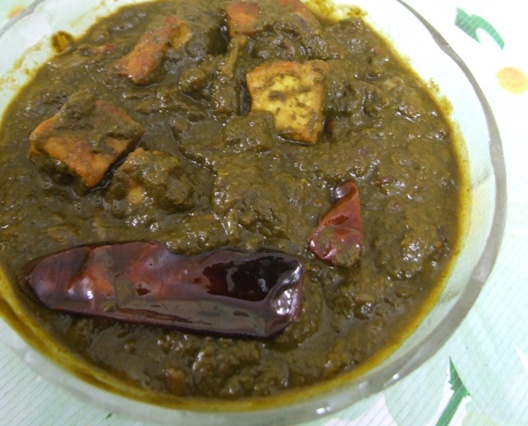 Palak paneer